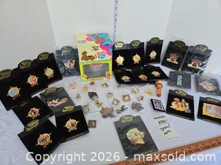 MaxSold Auction: Disney & Scooby-Doo Assorted Collectible Pins with Jewelry Box FR - Doylestown Township (Pennsylvania, USA) PARTNER MANAGED Downsizing Online Auction - Country Brook Drive