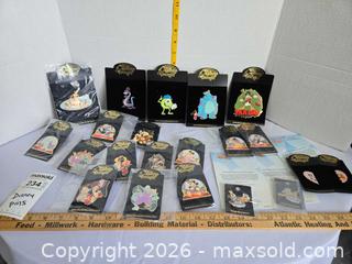 MaxSold Auction: Disney Tokyo Disneyland Enamel Collectible Pins Lot (2000s) FR - Doylestown Township (Pennsylvania, USA) PARTNER MANAGED Downsizing Online Auction - Country Brook Drive