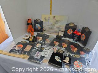 MaxSold Auction: Lot of 11–25 Disney Pins, Plush & Keychains (Mixed Characters) FR - Doylestown Township (Pennsylvania, USA) PARTNER MANAGED Downsizing Online Auction - Country Brook Drive