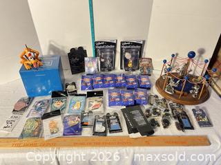 MaxSold Auction: Lot of 11–30 Disney & Tomy Collectible Pins, Figurines, Display B - Doylestown Township (Pennsylvania, USA) PARTNER MANAGED Downsizing Online Auction - Country Brook Drive