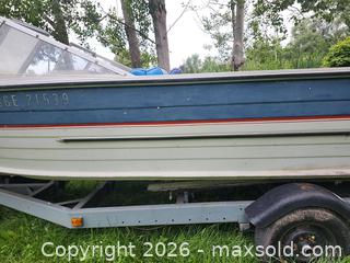 MaxSold Auction: Springbok Aluminum Boat with Trailer - Prince Edward (Ontario, Canada) PARTNER MANAGED Downsizing Online Auction - East County Road 29