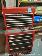 MaxSold Auction: Craftsman Red Steel Tool Chest, 9-12 Drawer - High Bridge (New Jersey, USA) PARTNER MANAGED Estate Sale Online Auction -  West Main Street