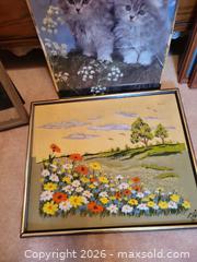 MaxSold Auction: Lot of 6+ Framed Prints, Embroidery & Cross-Stitch - High Bridge (New Jersey, USA) PARTNER MANAGED Estate Sale Online Auction -  West Main Street