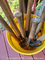 MaxSold Auction: Mixed Garden & Hand Tools Assortment with Bag and Buckets - High Bridge (New Jersey, USA) PARTNER MANAGED Estate Sale Online Auction -  West Main Street