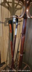 MaxSold Auction: Vintage Mid-Century Wooden Umbrella and Walking Stick Stand - High Bridge (New Jersey, USA) PARTNER MANAGED Estate Sale Online Auction -  West Main Street