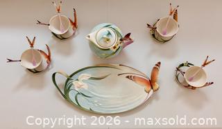MaxSold Auction: Franz Butterfly 14 Piece Tea Set  - West Windsor Township (New Jersey, USA) SELLER MANAGED Estate Sale Online Auction - Wilson Way South