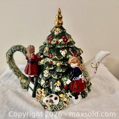 MaxSold Auction: Waterford Holiday Heirlooms “Christmas Memories” Limited Edition Teapot - West Windsor Township (New Jersey, USA) SELLER MANAGED Estate Sale Online Auction - Wilson Way South