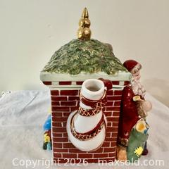 MaxSold Auction: Waterford Holiday Heirlooms “Christmas Memories” Limited Edition Teapot – Santa by the Fireplace - West Windsor Township (New Jersey, USA) SELLER MANAGED Estate Sale Online Auction - Wilson Way South