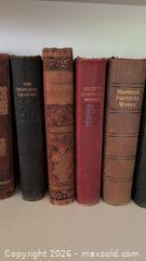 MaxSold Auction: Antique Hardcover Classic Poetry Collection — 10–13 Volumes - Toronto (Ontario, Canada) PARTNER MANAGED Estate Sale Online Auction -  Saint Andrews Gardens