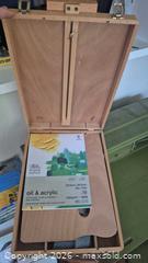 MaxSold Auction: Art Alternatives Pochade Box Portable Easel with Palettes & Brushes - Toronto (Ontario, Canada) PARTNER MANAGED Estate Sale Online Auction -  Saint Andrews Gardens