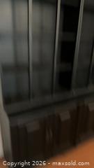 MaxSold Auction: Large Black Hutch / China Cabinet, Two-Piece Design - Toronto (Ontario, Canada) PARTNER MANAGED Estate Sale Online Auction -  Saint Andrews Gardens