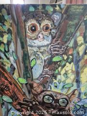 MaxSold Auction: Large Original Acrylic on Canvas Wildlife Painting, Portrait Orientation - Toronto (Ontario, Canada) PARTNER MANAGED Estate Sale Online Auction -  Saint Andrews Gardens