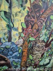 MaxSold Auction: Large Original Acrylic on Canvas Wildlife Painting, Portrait Orientation - Toronto (Ontario, Canada) PARTNER MANAGED Estate Sale Online Auction -  Saint Andrews Gardens