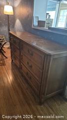 MaxSold Auction: Large Traditional Solid Wood Dresser with 6 Drawers - Toronto (Ontario, Canada) PARTNER MANAGED Estate Sale Online Auction -  Saint Andrews Gardens