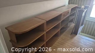 MaxSold Auction: Multi Piece Mid-Century Modern Light Brown Modular Bookcase Set - Toronto (Ontario, Canada) PARTNER MANAGED Estate Sale Online Auction -  Saint Andrews Gardens