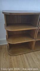 MaxSold Auction: Multi Piece Mid-Century Modern Light Brown Modular Bookcase Set - Toronto (Ontario, Canada) PARTNER MANAGED Estate Sale Online Auction -  Saint Andrews Gardens