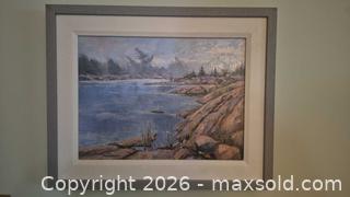 MaxSold Auction: Original Sam Paonessa, OSA — Morning Mist, Georgian Bay (Oil on Canvas) - Toronto (Ontario, Canada) PARTNER MANAGED Estate Sale Online Auction -  Saint Andrews Gardens
