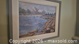 MaxSold Auction: Original Sam Paonessa, OSA — Morning Mist, Georgian Bay (Oil on Canvas) - Toronto (Ontario, Canada) PARTNER MANAGED Estate Sale Online Auction -  Saint Andrews Gardens