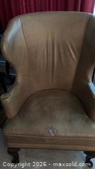 MaxSold Auction: Pair of Traditional Wingback Armchairs with Nailhead Trim - Toronto (Ontario, Canada) PARTNER MANAGED Estate Sale Online Auction -  Saint Andrews Gardens