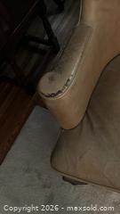 MaxSold Auction: Pair of Traditional Wingback Armchairs with Nailhead Trim - Toronto (Ontario, Canada) PARTNER MANAGED Estate Sale Online Auction -  Saint Andrews Gardens