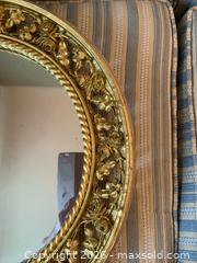 MaxSold Auction: Round 16-inch Gold Ornate Wall Mirror - Toronto (Ontario, Canada) PARTNER MANAGED Estate Sale Online Auction -  Saint Andrews Gardens
