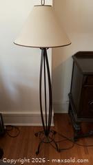 MaxSold Auction: Transitional Bronze Metal Floor Lamp with Cream Empire Shade - Toronto (Ontario, Canada) PARTNER MANAGED Estate Sale Online Auction -  Saint Andrews Gardens