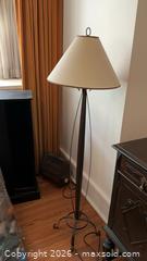 MaxSold Auction: Transitional Bronze Metal Floor Lamp with Cream Empire Shade - Toronto (Ontario, Canada) PARTNER MANAGED Estate Sale Online Auction -  Saint Andrews Gardens