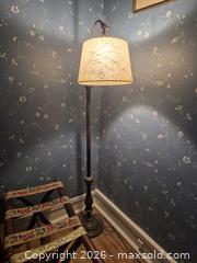 MaxSold Auction: Vintage Metal Floor Lamp with White Shade - Toronto (Ontario, Canada) PARTNER MANAGED Estate Sale Online Auction -  Saint Andrews Gardens