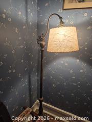 MaxSold Auction: Vintage Metal Floor Lamp with White Shade - Toronto (Ontario, Canada) PARTNER MANAGED Estate Sale Online Auction -  Saint Andrews Gardens