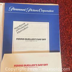 MaxSold Auction: Ferris Bueller's Day Off Poster, Press Kit & Publicity Stills B - Toronto (Ontario, Canada) Moving Online Auction - Somerdale Square