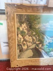 MaxSold Auction: Framed Signed Oil on Canvas With Gallery Lamp A - Toronto (Ontario, Canada) Moving Online Auction - Somerdale Square