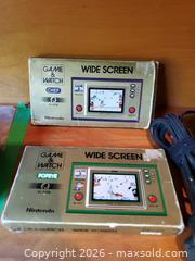 MaxSold Auction: Nintendo Game & Watch - Wide Screen (Popeye, Chef) B - Toronto (Ontario, Canada) Moving Online Auction - Somerdale Square