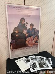 MaxSold Auction: The Breakfast Club 1984 Movie Poster, Press Kit & Publicity Stills B - Toronto (Ontario, Canada) Moving Online Auction - Somerdale Square