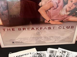 MaxSold Auction: The Breakfast Club 1984 Movie Poster, Press Kit & Publicity Stills B - Toronto (Ontario, Canada) Moving Online Auction - Somerdale Square