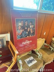 MaxSold Auction: The Outsiders 24 x 36 in Movie Poster, 1980s (Original Release) B - Toronto (Ontario, Canada) Moving Online Auction - Somerdale Square