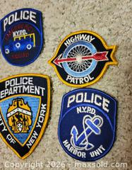 MaxSold Auction: Authentic N.Y.P.D. Patch Lot (6) - East Cocalico Township (Pennsylvania, USA) SELLER MANAGED Estate Sale Online Auction - Stevens Road