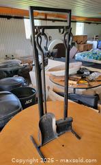 MaxSold Auction: Metal Fireplace Tools & Stand - East Cocalico Township (Pennsylvania, USA) SELLER MANAGED Estate Sale Online Auction - Stevens Road