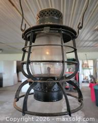 MaxSold Auction: Rare Rayo RR Lantern Metal & Glass 10.5" Tall  - East Cocalico Township (Pennsylvania, USA) SELLER MANAGED Estate Sale Online Auction - Stevens Road
