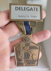 MaxSold Auction: Vintage 1973 American Legion Bronze Delegate Commemorative Medal - East Cocalico Township (Pennsylvania, USA) SELLER MANAGED Estate Sale Online Auction - Stevens Road