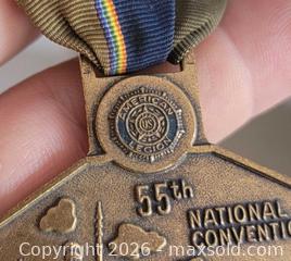 MaxSold Auction: Vintage 1973 American Legion Bronze Delegate Commemorative Medal - East Cocalico Township (Pennsylvania, USA) SELLER MANAGED Estate Sale Online Auction - Stevens Road