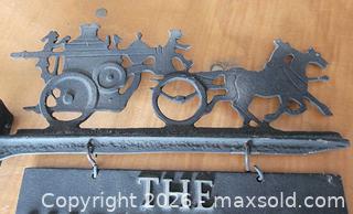 MaxSold Auction: Vintage Cast Aluminum Lamp Post Sign - East Cocalico Township (Pennsylvania, USA) SELLER MANAGED Estate Sale Online Auction - Stevens Road