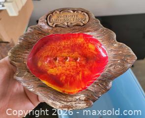 MaxSold Auction: Vintage Ceramic Yosemite National Park Souvenir Ashtray  - East Cocalico Township (Pennsylvania, USA) SELLER MANAGED Estate Sale Online Auction - Stevens Road