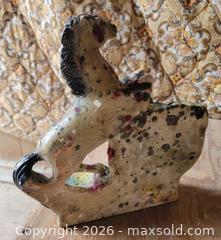 MaxSold Auction: Vintage Chalkware Rolling Rock Beer Statue  - East Cocalico Township (Pennsylvania, USA) SELLER MANAGED Estate Sale Online Auction - Stevens Road