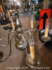 MaxSold Auction: Vintage Metal Chandelier  - East Cocalico Township (Pennsylvania, USA) SELLER MANAGED Estate Sale Online Auction - Stevens Road