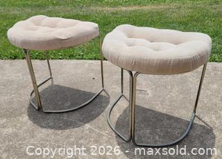 MaxSold Auction: Vintage Mid-Century Cosco Ottoman/Stools (2)  - East Cocalico Township (Pennsylvania, USA) SELLER MANAGED Estate Sale Online Auction - Stevens Road