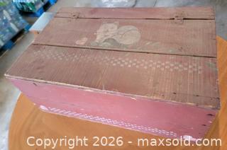 MaxSold Auction: Vintage Wooden Folk Art Cat Box  - East Cocalico Township (Pennsylvania, USA) SELLER MANAGED Estate Sale Online Auction - Stevens Road