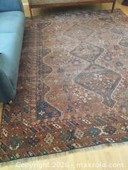 MaxSold Auction: 8 x 10.5 ft Hand-Knotted Wool Oriental Geometric Rug - Oak Bay (British Columbia, Canada) PARTNER MANAGED Moving Online Auction - Plymouth Road