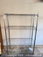 MaxSold Auction: Chrome-Plated Wire Shelving Unit - View Royal (British Columbia, Canada) PARTNER MANAGED Moving Online Auction - Eltham Road