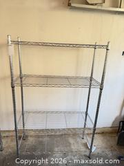 MaxSold Auction: Chrome-Plated Wire Shelving Unit - View Royal (British Columbia, Canada) PARTNER MANAGED Moving Online Auction - Eltham Road