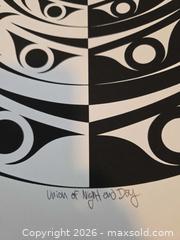 MaxSold Auction: "Union of Night and Day" by Dylan Thomas — Limited Edition Screen Print - View Royal (British Columbia, Canada) PARTNER MANAGED Moving Online Auction - Eltham Road